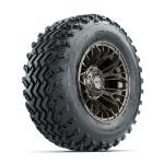 GTW Stellar Matte Bronze 12 in Wheels with 23x10.00-12 Rogue All Terrain Tires – Set of 4