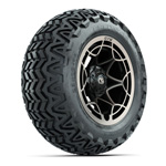 GTW&reg; Nexus Gloss Black Bronze 14 in Wheels with 23x10-14 Predator All-Terrain Tires - Set of 4