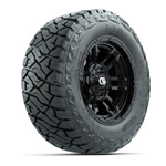 GTW Shogun Black 12 in Wheels with 23x10.00-R12 Maverick All-Terrain Tires – Set of 4
