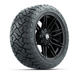 GTW Stealth Gloss Black 14 in Wheels with 23x10.00-R14 Maverick All-Terrain Tires – Set of 4