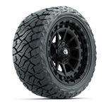 GTW&reg; Barricade Gloss Black 15 in Wheels with 23x10.00-R15 Maverick All-Terrain Tires – Set of 4