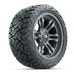 GTW&reg; Shogun Gloss Gunmetal 15 in Wheels with 23x10.00-R15 Maverick All-Terrain Tires – Set of 4