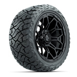 GTW&reg; Bravo Matte Black 15 in Wheels with 23x10.00-R15 Maverick All-Terrain Tires – Set of 4