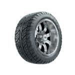 GTW Tempest Wheels with Duro Lo-Pro Street Tires -12x7 Inch
