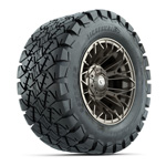 GTW&reg; Stellar Matte Bronze 12 in Wheels with 22X10-12 Timberwolf All-Terrain Tires - Set of 4