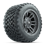 GTW&reg; Shogun Gunmetal 12 in Wheels with 20X10-12 Nomad A/ T Tires - Set of 4