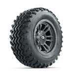 GTW Shogun Gunmetal 12 in Wheels with 23X10.00-12 Rogue All-Terrain Tires - Set of 4
