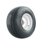 GTW Steel White Wheel with Kenda Hol-N-1 Sawtooth Tire - 8 Inch