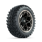 GTW Nexus Black/ Bronze 14 in Wheels with 23X10.00-14 Rogue All-Terrain Tires - Set of 4
