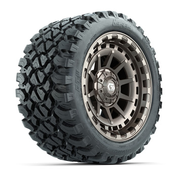 BuggiesUnlimited.com; GTW&reg; Barricade Bronze 14 in Wheels with 23X10-R14 Nomad A/ T Tires - Set of 4