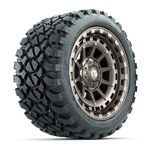 GTW&reg; Barricade Bronze 14 in Wheels with 23X10-R14 Nomad A/ T Tires - Set of 4