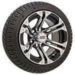 GTW Specter 12 in Wheels with 205/ 30-12 Fusion Street Tires - Set of 4