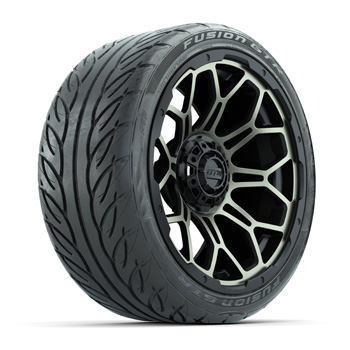 BuggiesUnlimited.com; GTW Bravo Matte Bronze 15 in Wheels with 215/ 40-R15 Fusion GTR Steel Belt Street Tires - Set of 4