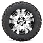 GTW Vampire Black and Machined Wheels with 22in Sahara Classic A-T - 12 Inch