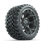 Flow Form Evolution 15 in Gunmetal Wheels with 23x10-R15 Nomad Off Road Tires - Set of 4