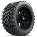 GTW Vortex 14 in Wheels with 23x10-14 in Nomad All Terrain Tires - Set of 4