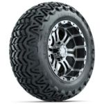 GTW Omega 14 in Wheels with 23x10-14 GTW Predator All-Terrain Tires - Set of 4