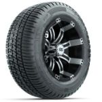 GTW Tempest 12 in Wheels with 215/ 50-R12 Fusion S/ R Street Tires - Set of 4