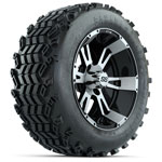 GTW Yellow Jacket 14 in Wheels with 23x10-14 Sahara Classic All-Terrain Tires - Set of 4