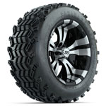 GTW Vampire 14 in Wheels with 23x10-14 Sahara Classic All-Terrain Tires - Set of 4