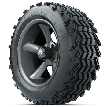 GTW Godfather Matte Gray 14 in Wheels with 23x10-14 Sahara Classic All ...