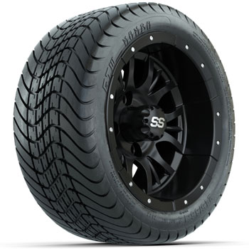 BuggiesUnlimited.com; GTW Diesel 12 in Wheels with 215/ 35-12 Mamba Street Tires - Set of 4