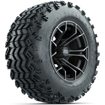 BuggiesUnlimited.com; GTW Spyder 12 in Wheels with 23x10-12 Sahara Classic All-Terrain Tires - Set of 4