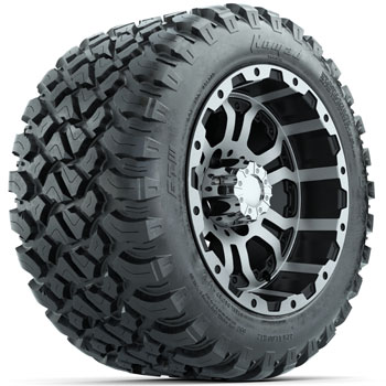 BuggiesUnlimited.com; GTW Omega 12 in Wheels with 22x11-R12 Nomad All-Terrain Tires - Set of 4