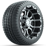 GTW Omega 12 in Wheels with 205/ 30-12 Fusion Street Tires - Set of 4