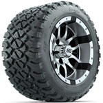 GTW Diesel 12 in Wheels with 20x10-R12 Nomad All-Terrain Tires - Set of 4