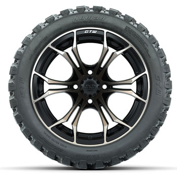 GTW Spyder Bronze/Black 14 in Wheels with 23x10-14 Nomad All-Terrain ...