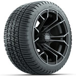 GTW Spyder 12 in Wheels with 205/ 30-12 Fusion Street Tires - Set of 4