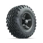 GTW Godfather Matte Grey 10 in Wheels with 20x10.00-10 Rogue All Terrain Tires – Set of 4