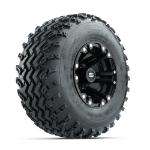 GTW Specter Matte Black 10 in Wheels with 22x11.00-10 Rogue All Terrain Tires – Set of 4