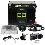 Club Car Precedent/ Onward/ Tempo Eco Lithium 51V 60Ah GEN3 Conversion Kit