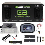 ICON&reg; EV 2021-2023 Eco Lithium 51v 105Ah GEN3 Skinny Conversion Kit