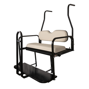 BuggiesUnlimited.com; ProFX White Rear Seat Kit for 2000.5-Up Club Car DS with New Style Struts