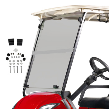 BuggiesUnlimited.com; ProFX Tinted Folding Windshield for 2007-2016 Yamaha Drive